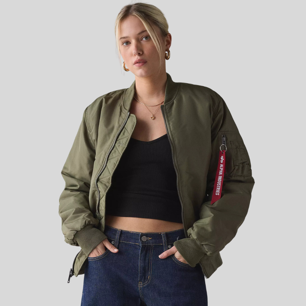 Бомбер Alpha Industries MA-1 Oxford Logo OG-107 Green (Зеленый)