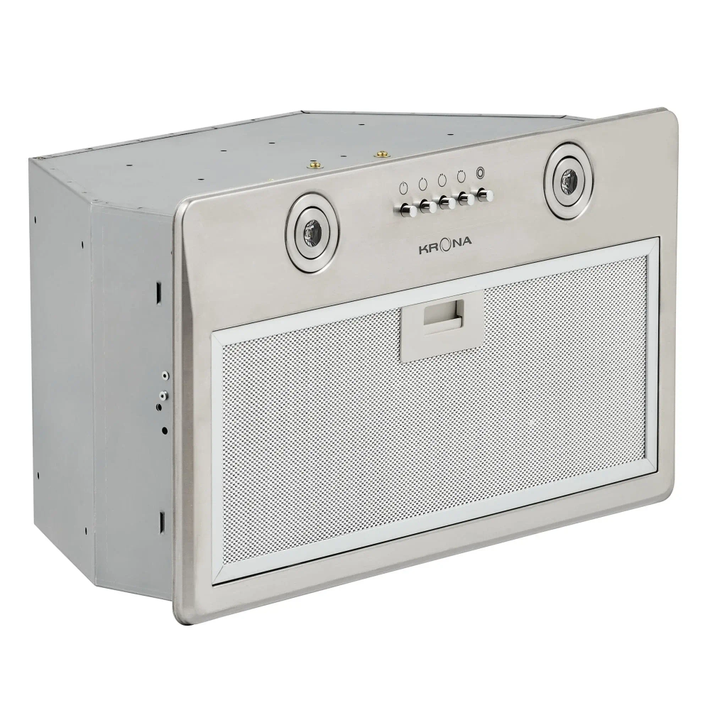 Встраиваемая вытяжка Krona RUNA 600 INOX PB