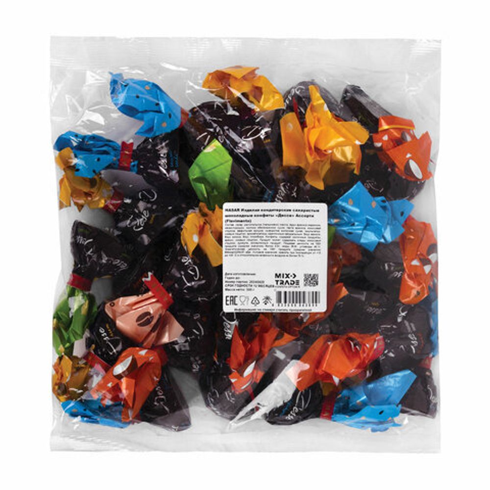 Конфеты шоколадные HASAR "Desse", ассорти вкусов, 500 г, УТ-00002204