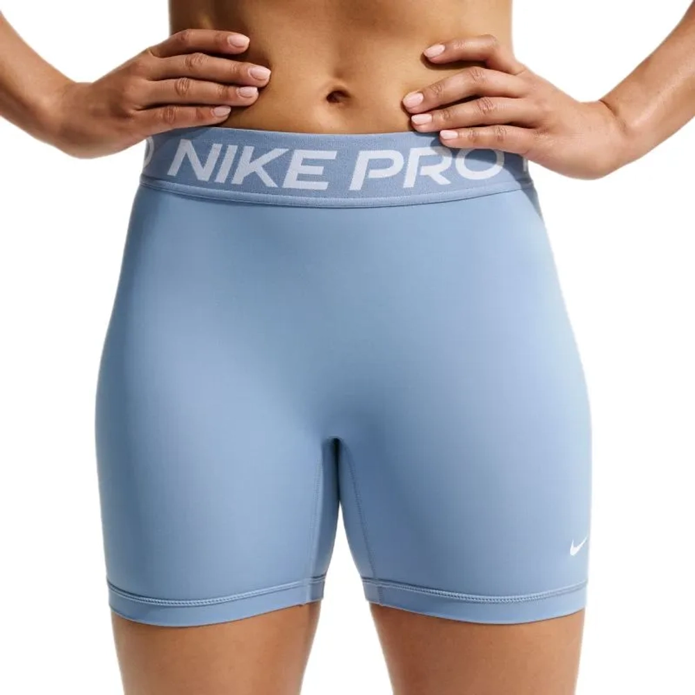 Женские Шорты теннисные Nike Pro Dri-Fit 365 5in - work blue/white