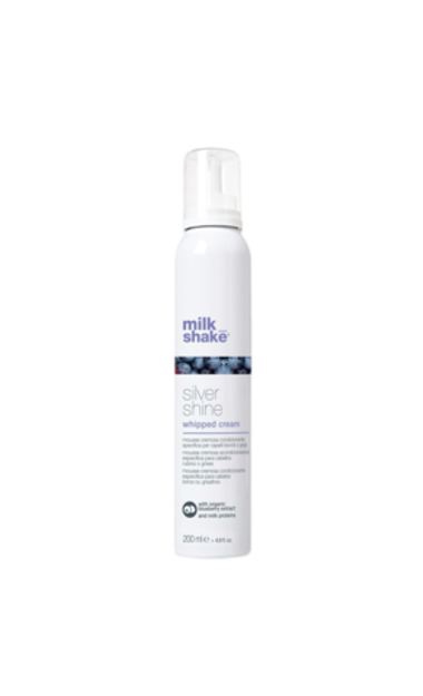 Milk_shake Silver Shine Whipped Cream 200 мл — несмываемый крем-сливки для нейтрализации желтизны
