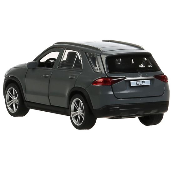 Машина металл MERCEDES-BENZ GLE 2018 МАТОВЫЙ 12 см, двер, багаж, серый, кор. Технопарк