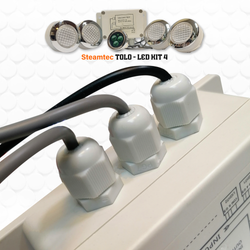 Комплект освещения(хромотерапия) Steamtec TOLO-LED01-kit2, 4 лампы