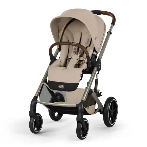 Детская коляска Cybex Balios S Lux TPE 2 в 1 Almond Beige