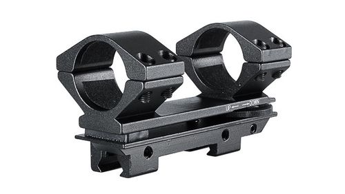 Кронштейн с кольцами Hawke Adjustable на 25,4 мм на планку 9-11мм, высокий, +/-30 MOA (22300)