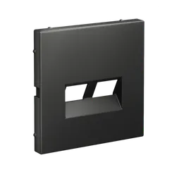 Накладка двойная для информационных функций типа Keystone Systeme Electric ArtGallery Базальт GAL001490