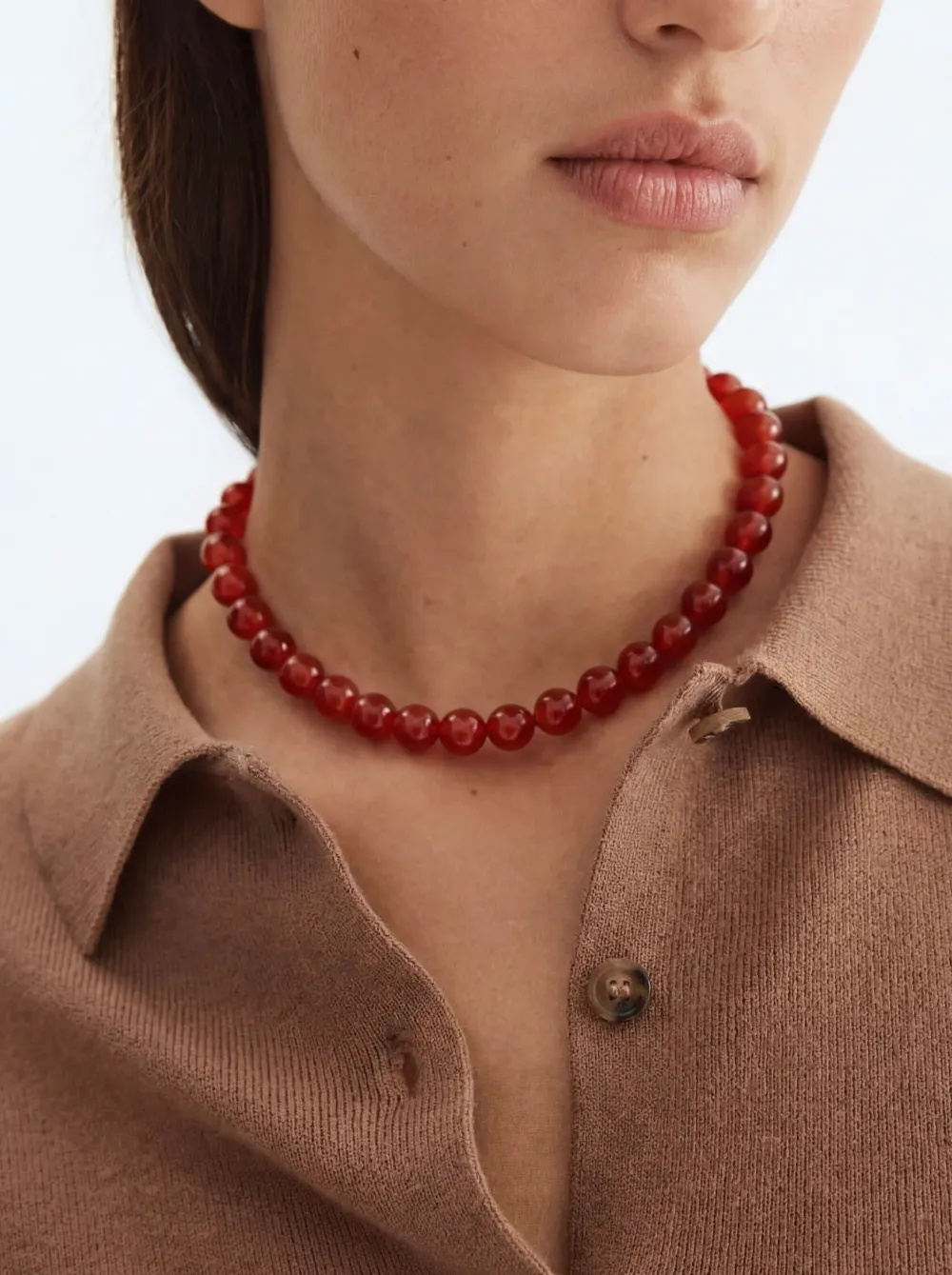 Колье Карамель / Cornelian caramel
