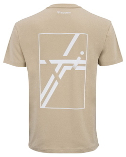 Мужская футболка Tecnifibre Graphic 2025 - sand