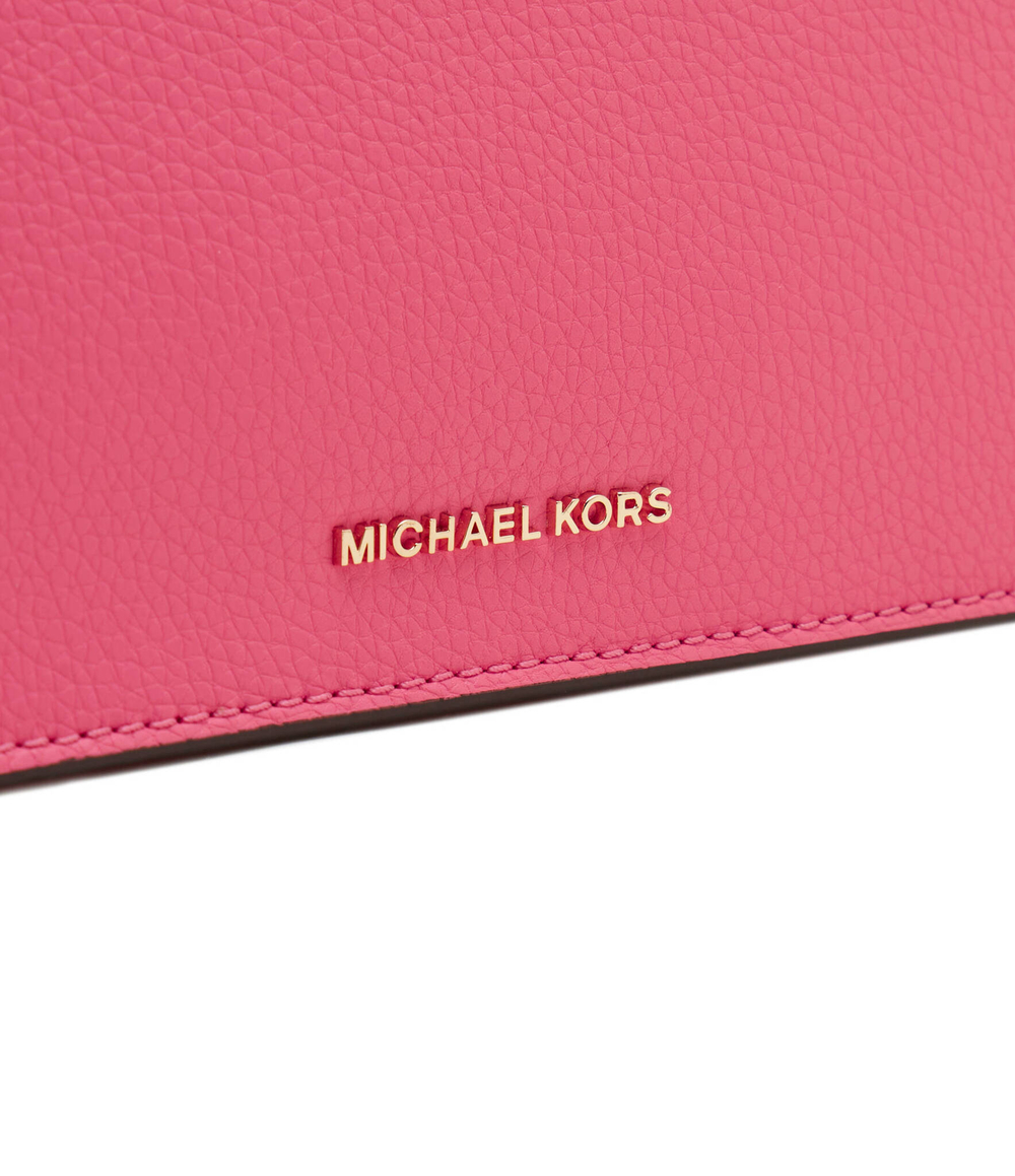 Кожаная сумка-мессенджер Michael Kors - розовый(32H3G8EC7L)