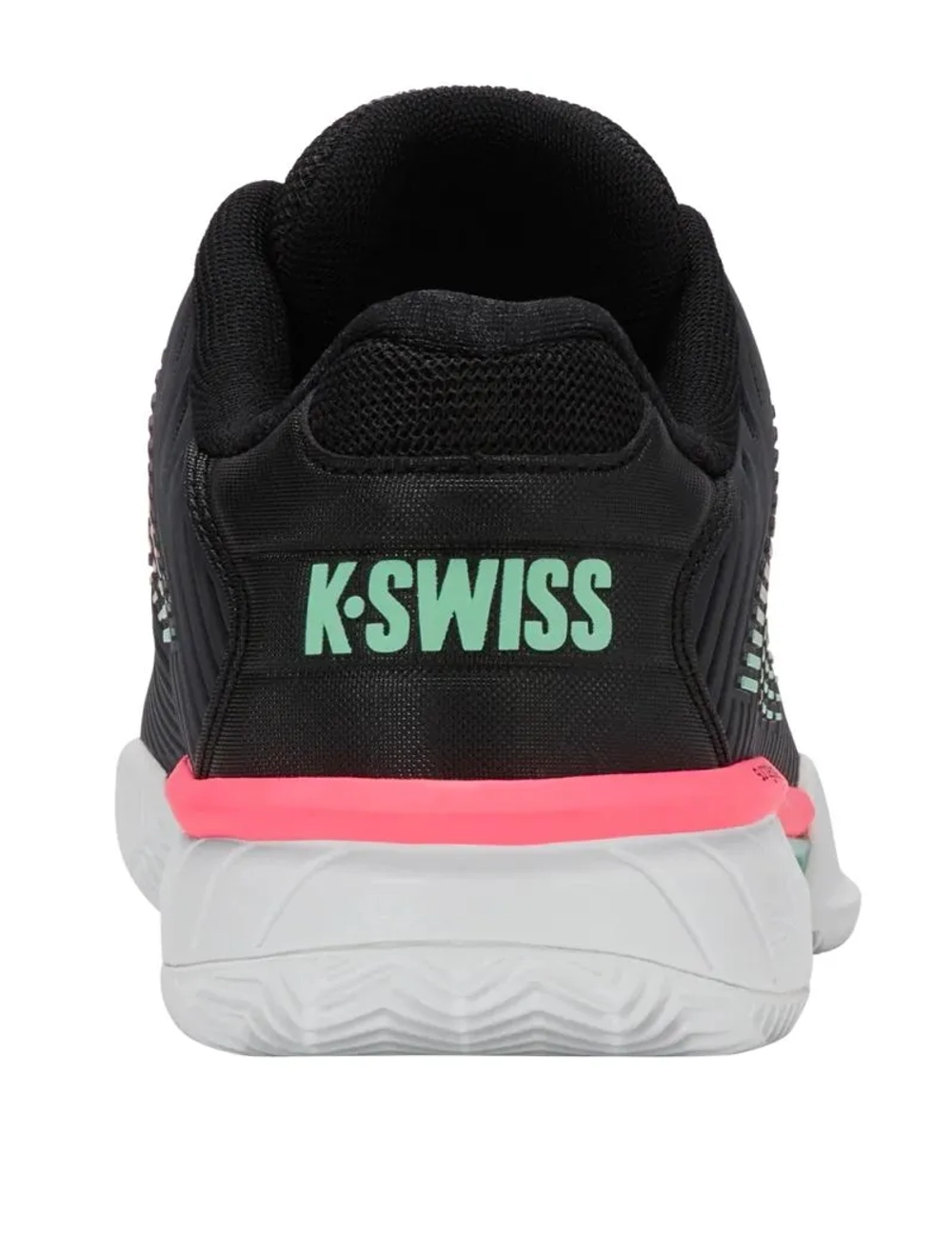 Женские теннисные кроссовки K-Swiss Hypercourt Express 2 Clay - black/white/neon mint