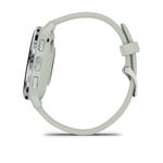 Умные часы Garmin Venu 3S 41 мм Серебристый безель из нержавеющей стали, корпус серо-шалфейного цвета и силиконовый ремешок