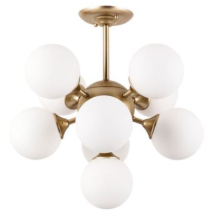 Люстра потолочная Arte Lamp Fobos A2704PL-9SG