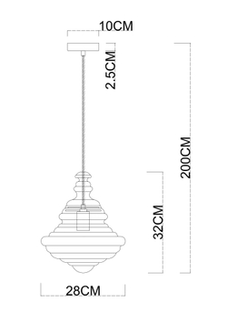 Светильник подвесной Divinare Maumee 5003/02 SP-1