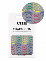 Charmicon 3D Silicone Stickers №205 Яркие лунулы