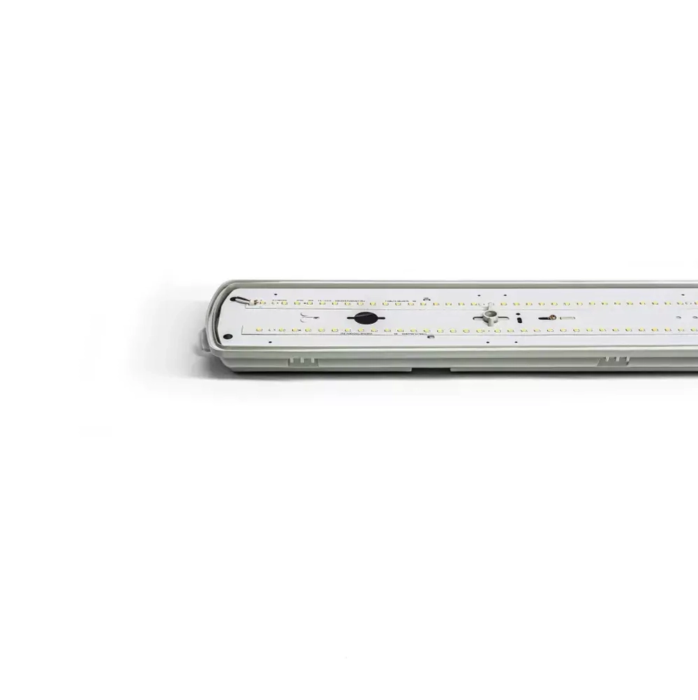 Светильник LED ДСП Айсберг 76W-9500Лм IP65 5000К прозрачн. с БАП 3ч 1262х124х85мм vs103-76-tr-5k-li3h