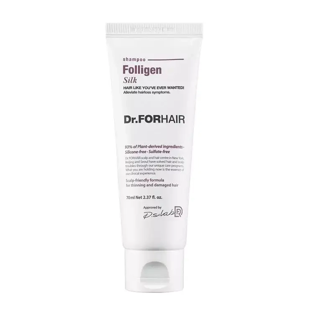 Dr.ForHair Folligen Silk Shampoo 70 ml Шампунь для сухих и поврежденных волос