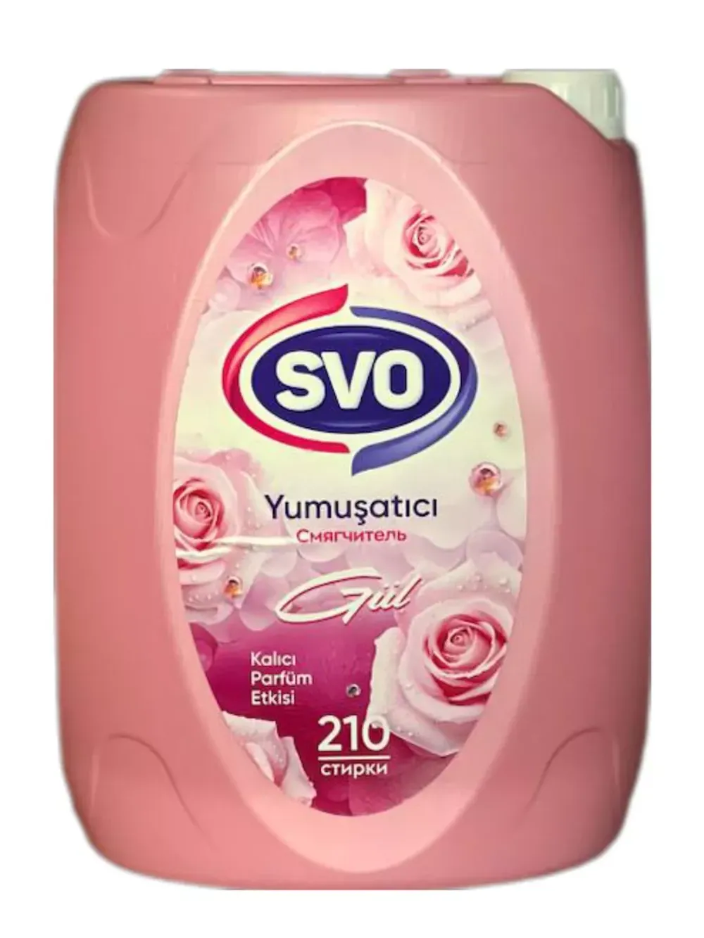 Смягчитель Svo 210 стирок розовый Gul Роза 5Л