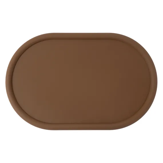Коврик силиконовый Контур цвета мокко из коллекции pets essential, 29х45 см