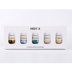 Набор из 5 мини-мастурбаторов Hedy X5 Mixed с разной формой
