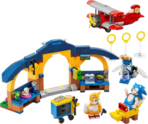 Конструктор LEGO Sonic the Hedgehog 76991 Мастерская Тейлза и самолет "Торнадо"