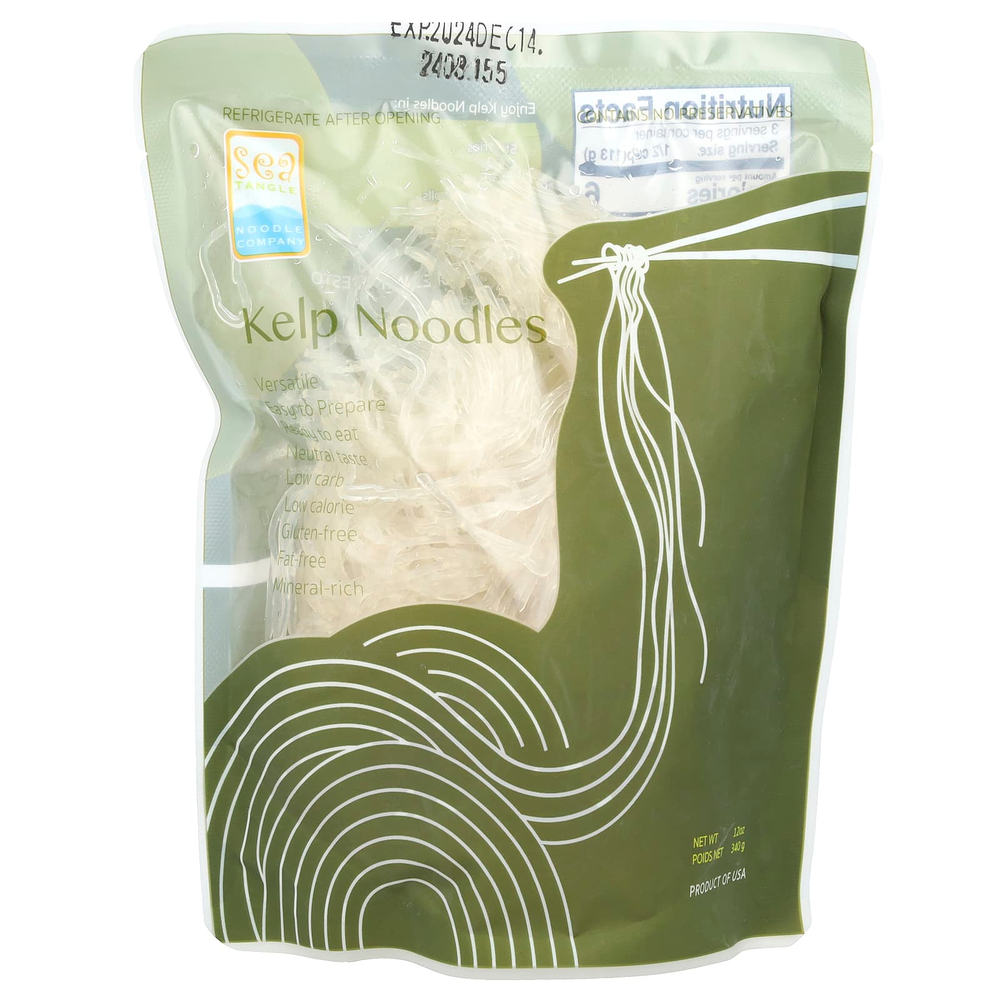 Sea Tangle Noodle Company, лапша из келпа, 340 г (12 унций)