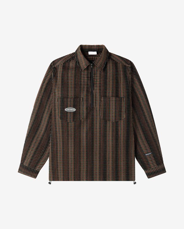 Рубашка Velvet Tartan оранжевая / зеленая - фото 3