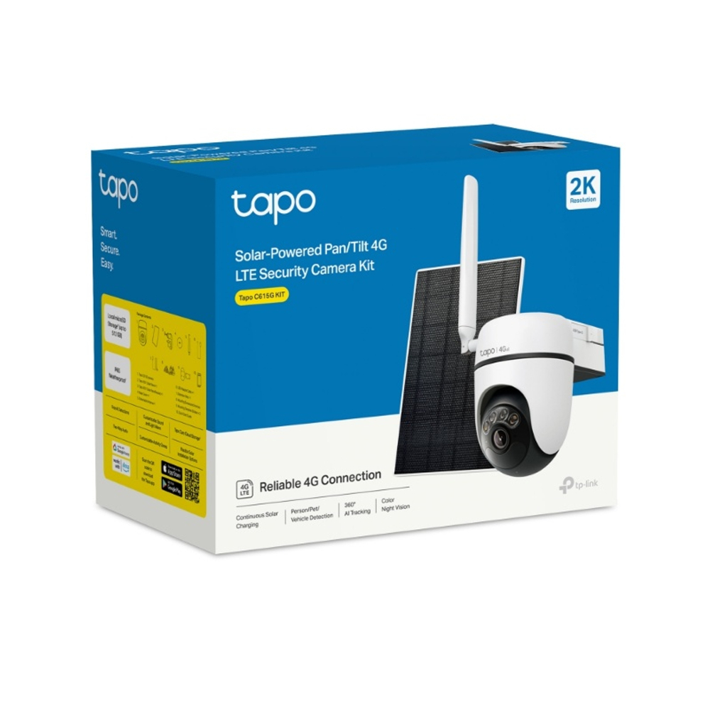 TP-Link Tapo C615G KIT Комплект камера с солнечной панелью