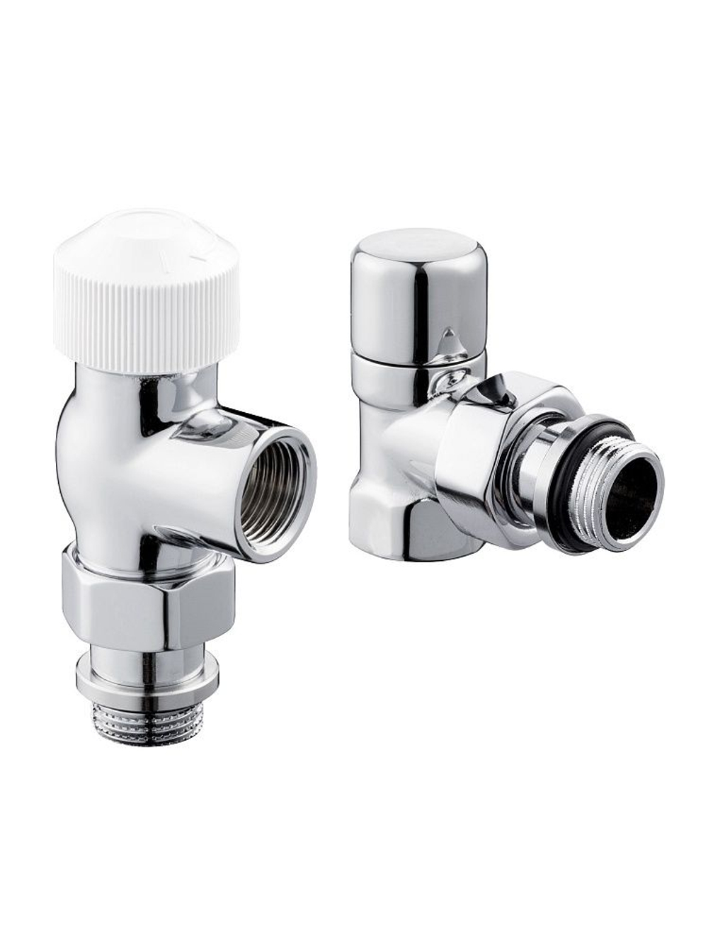 Набор термостатический для радиатора осевой 1/2 Design М30х1.5 Хром Royal Thermo