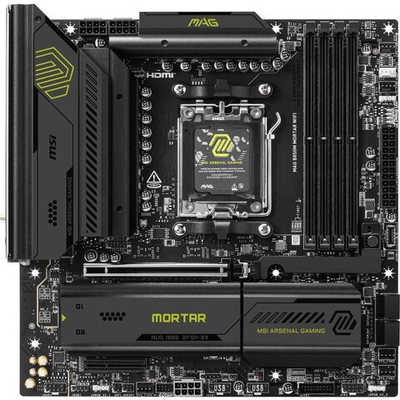 Материнская плата MSI MAG B850M MORTAR WIFI, AM5, DDR5, mATX