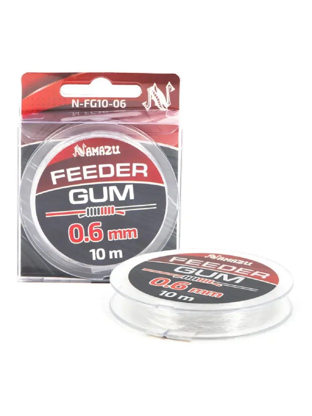 Фидергам FEEDER GUM, L-10 м прозрачный