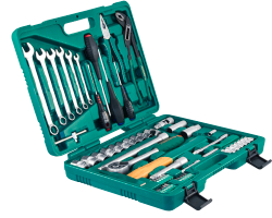 S04H52460S Набор инструмента универсальный 1/4", 1/2"DR, 60 предметов