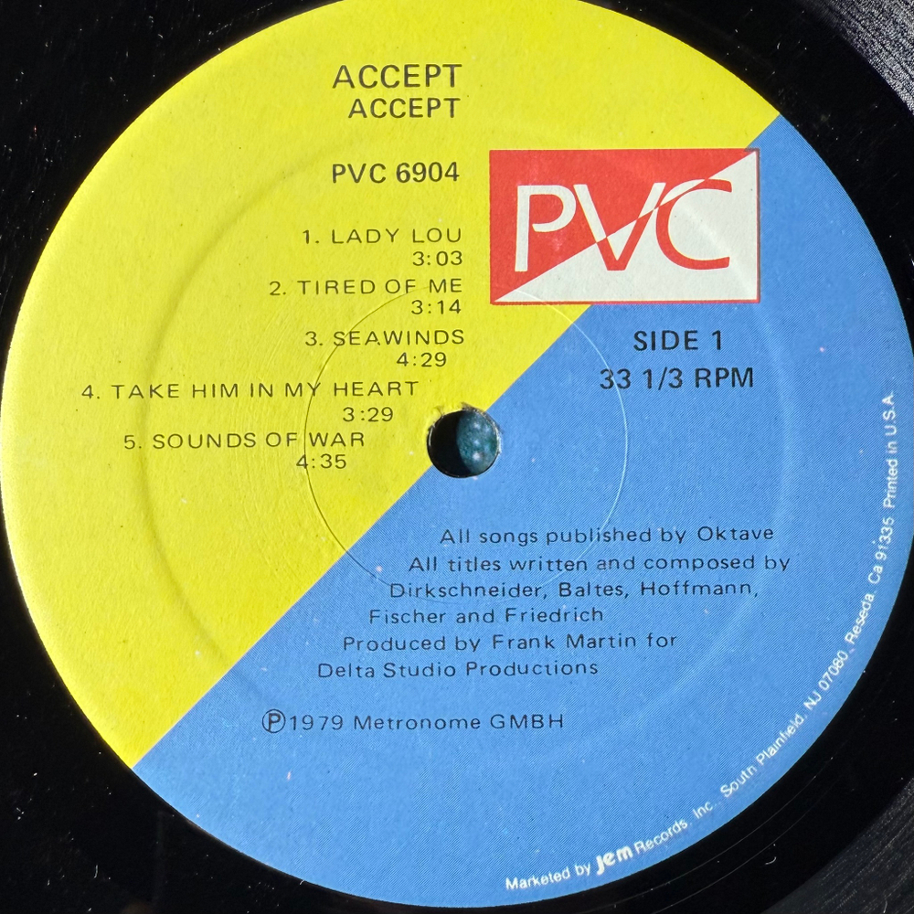 Accept ‎– Accept (США 1984г.)
