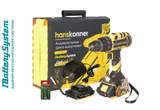 Аккумуляторный ударный шуруповерт Hanskonner HCD1865I 1BatterySystem — фото 1