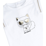 футболка Karl Lagerfeld Kids - белый(Z92021)