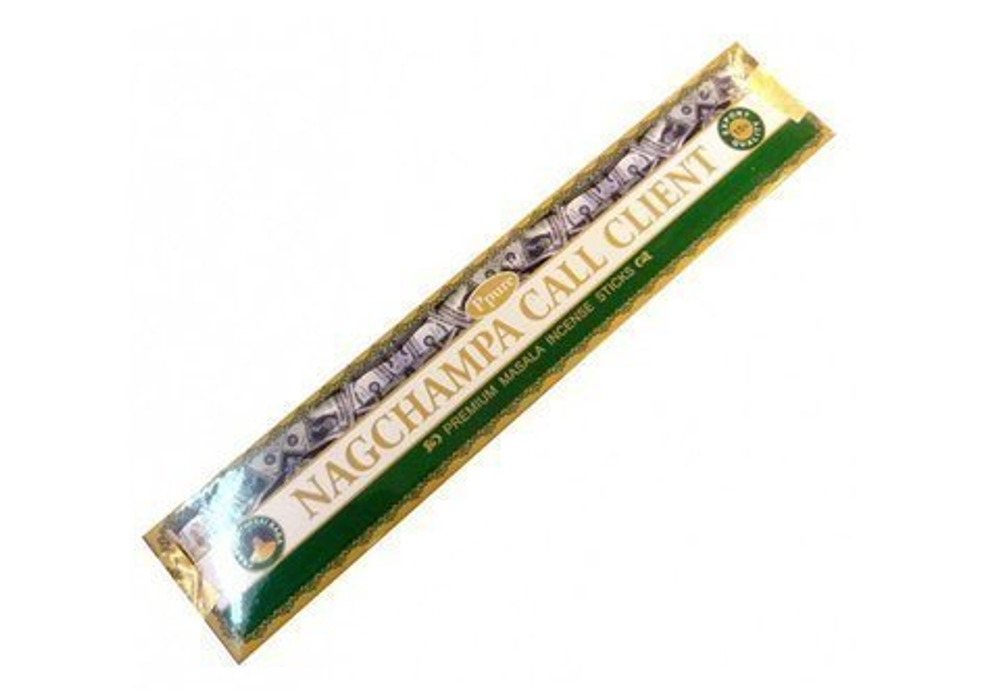 Ppure Nag Champa Call Client Благовоние-масала Привлечение клиента, 15 г