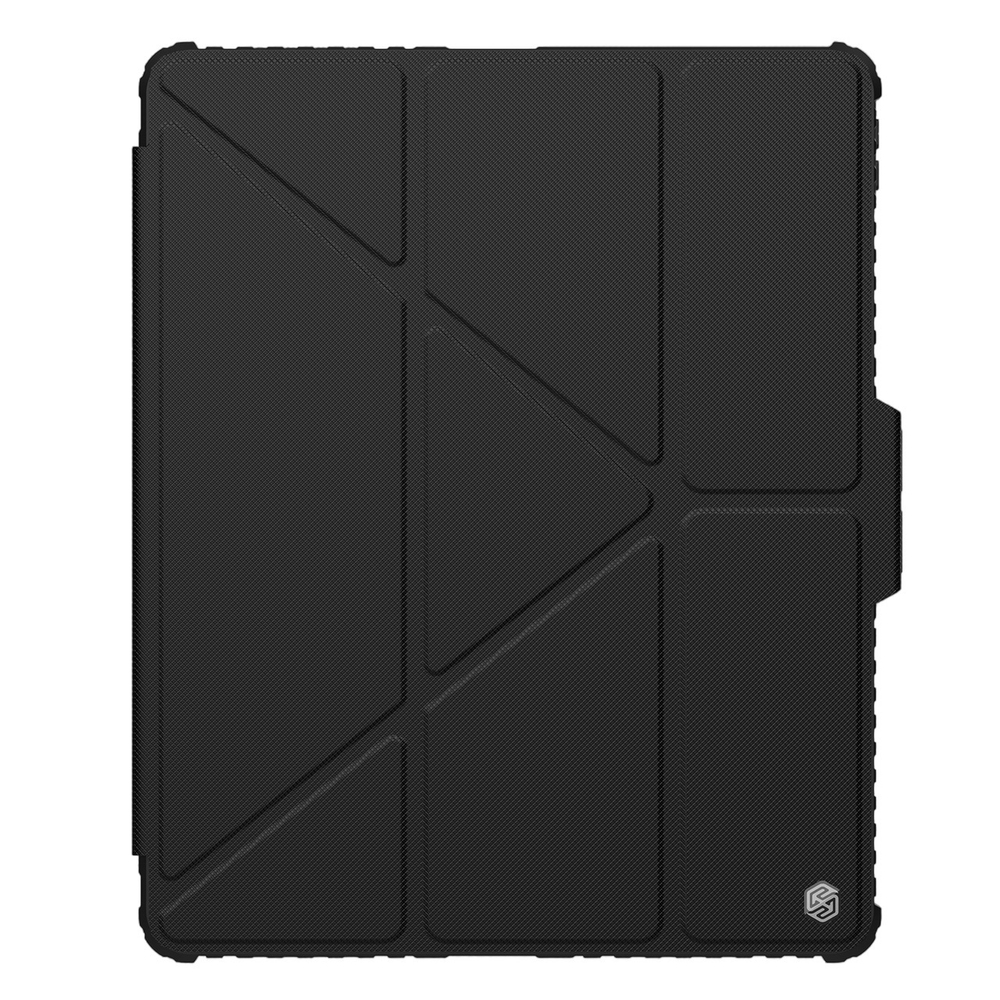 Чехол книжка от Nillkin для Apple iPad Pro 13 с 2024 года, серия Bumper Pro Case-Multi Angle Folding Style, многофункциональный складной стиль