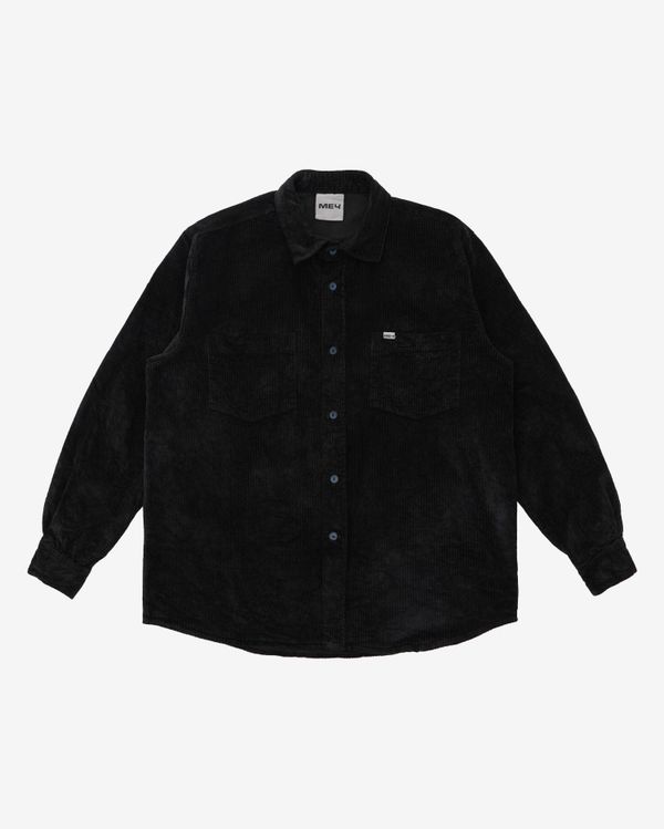 Рубашка SS24 Velvet Dyed черная - фото 1