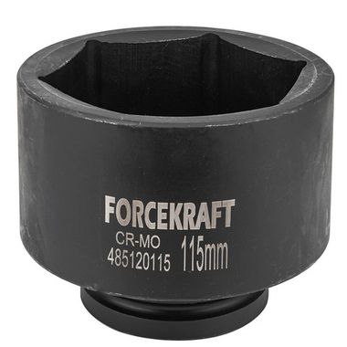 Головка ударная глубокая 1'', 115мм (6гр.) FORCEKRAFT FK-485120115