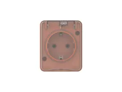 Розетка с крышкой IP54 Systeme Electric AtlasDesign Profi54 Терракотовый ATN547045