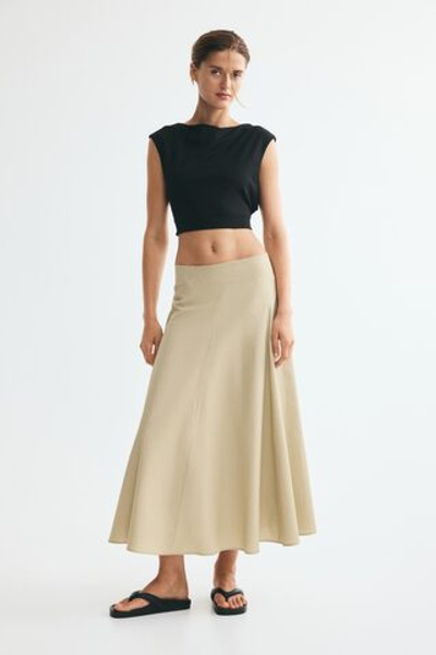 Хлопковая юбка клёш - H&M