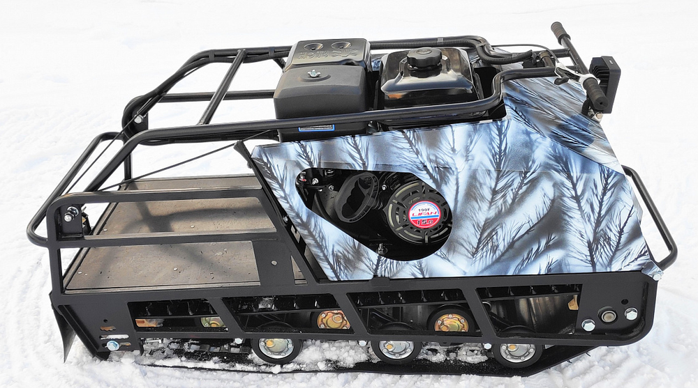 Мотобуксировщик Irondog (Железная собака) M500 15 Камуфляж Охотник