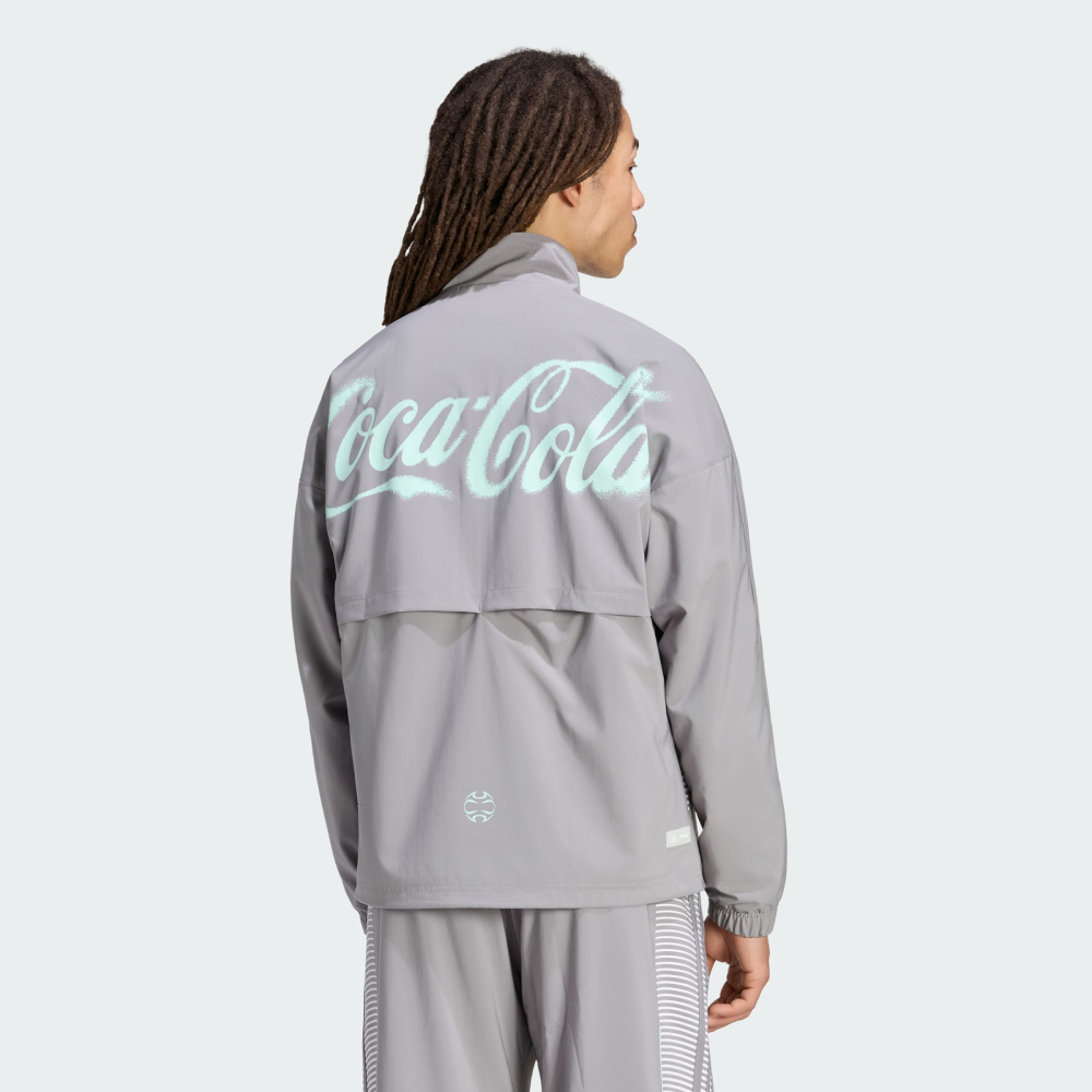ADIDAS X COCA-COLA Спортивная куртка, серый