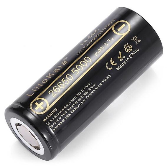 Аккумулятор Li-Ion LiitoKala Lii-50A 26650 5000 mA/h