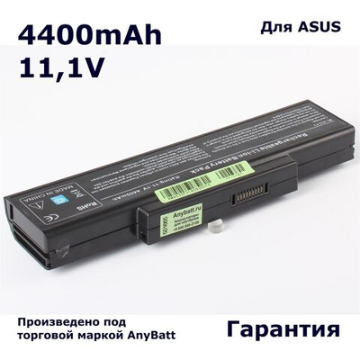 Аккумулятор AnyBatt 4400mAh, для M51 F3J F3S A9Rp F7Z M51T Z53S F3T M51V M51S F3SR F3L F7B M51Tr A9T F3JR F3Jc F3Se M51Vr Z53 F3Sv M51Kr F3Sa F3KE F3F F7Se F3Ja M51Ta M51Sr F3KA X56V F2J