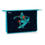 Папка для тетрадей 1 отделение, А4, Först "Neo skater", 340*245*40мм, пластик, на молнии