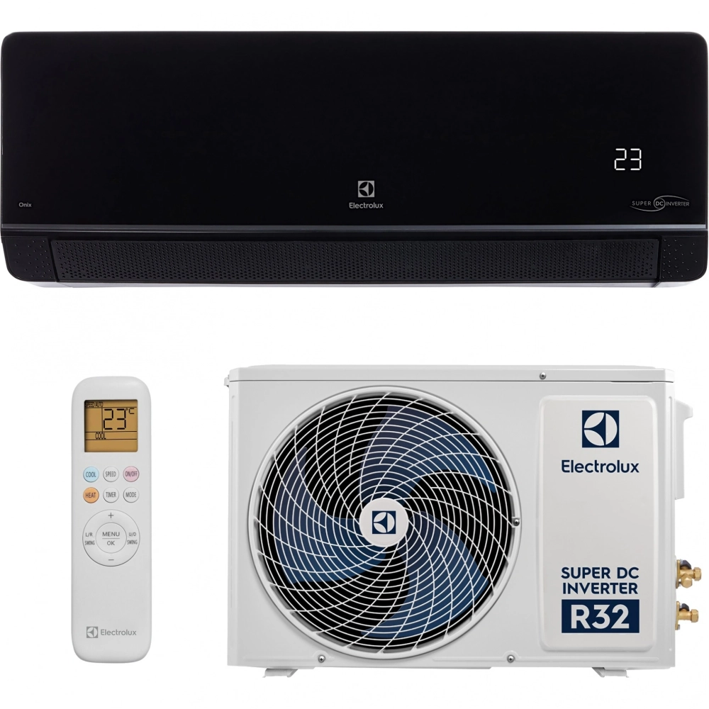 Сплит-система инверторного типа Electrolux Onix Super DC EACS/I-24HIX-BLACK/N8 комплект