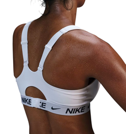 Теннисный бюстгальтер Nike Indy With Strong Support Padded Adjustable Sports - white/stone mauve/black