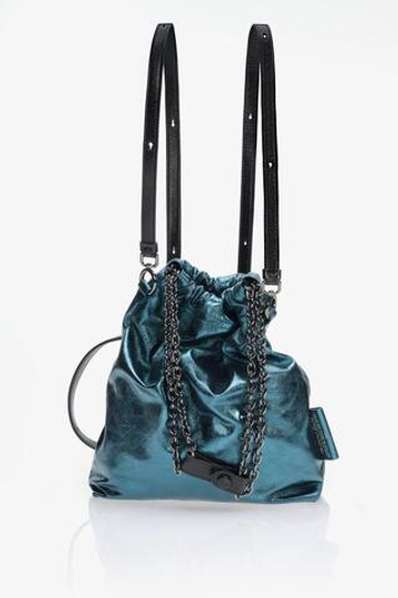 ZARA X JOHN GALLIANO МАЛЕНЬКАЯ КОЖАНАЯ СУМКА TRI-CHIC — LIMITED EDITION, ЗЕЛЕНЫЙ
