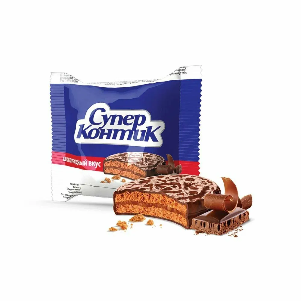 Супер Контик Шоколадный вкус 50гр/90шт (2659)