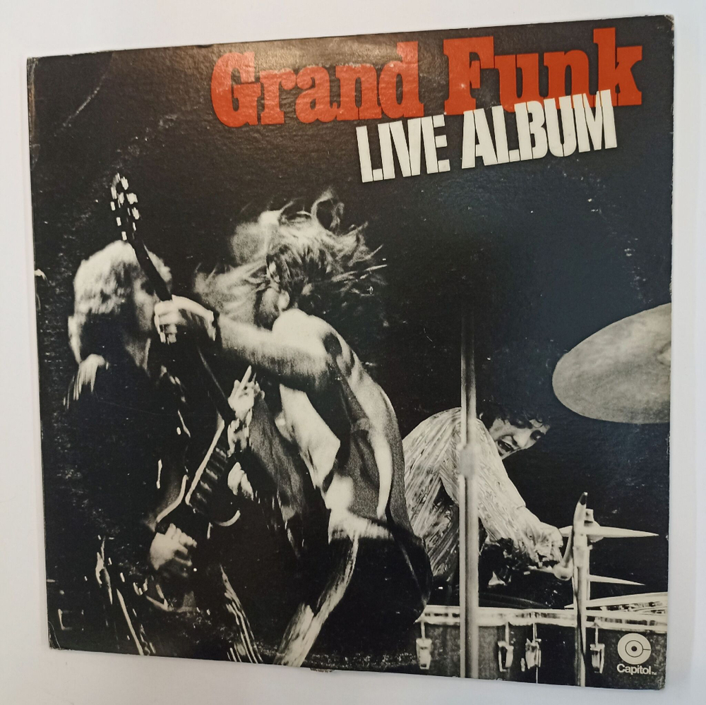 Винтажная виниловая пластинка LP Grand Funk Live Album 2LP (USA 1972)
